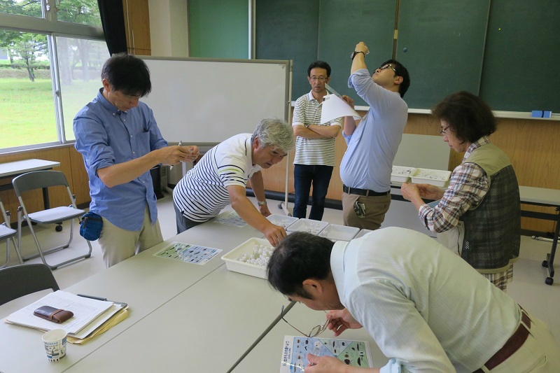 水生生物標本の観察